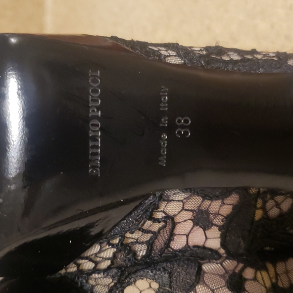 Emilio Pucci Lace Stilettos - Picture 5 of 6